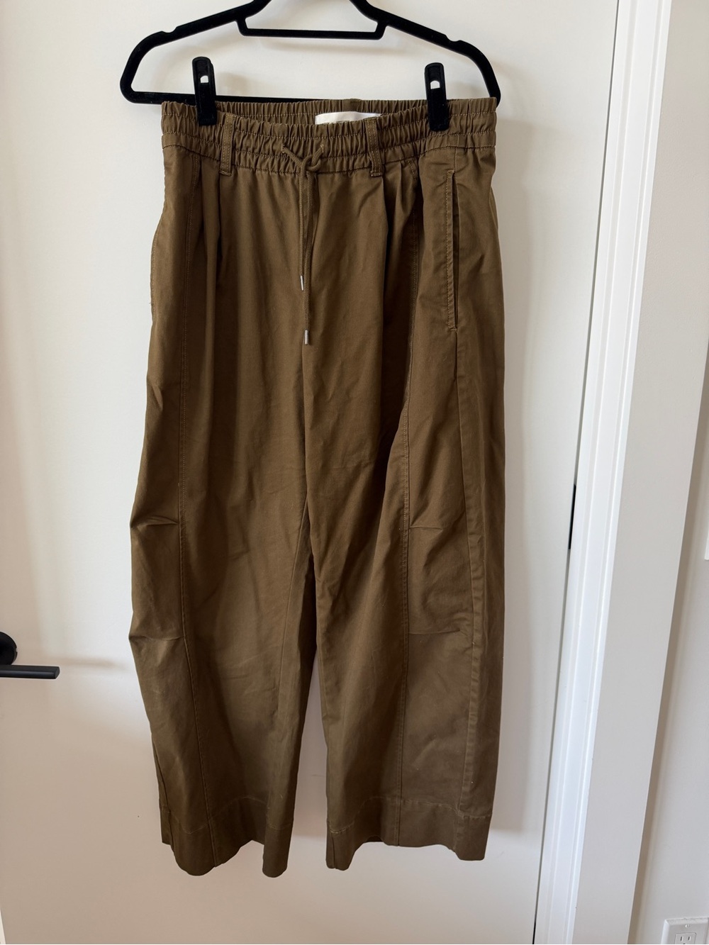 Old Navy x Christopher John Rogers Pull On Utility Barrel Pants | Dark Lichen